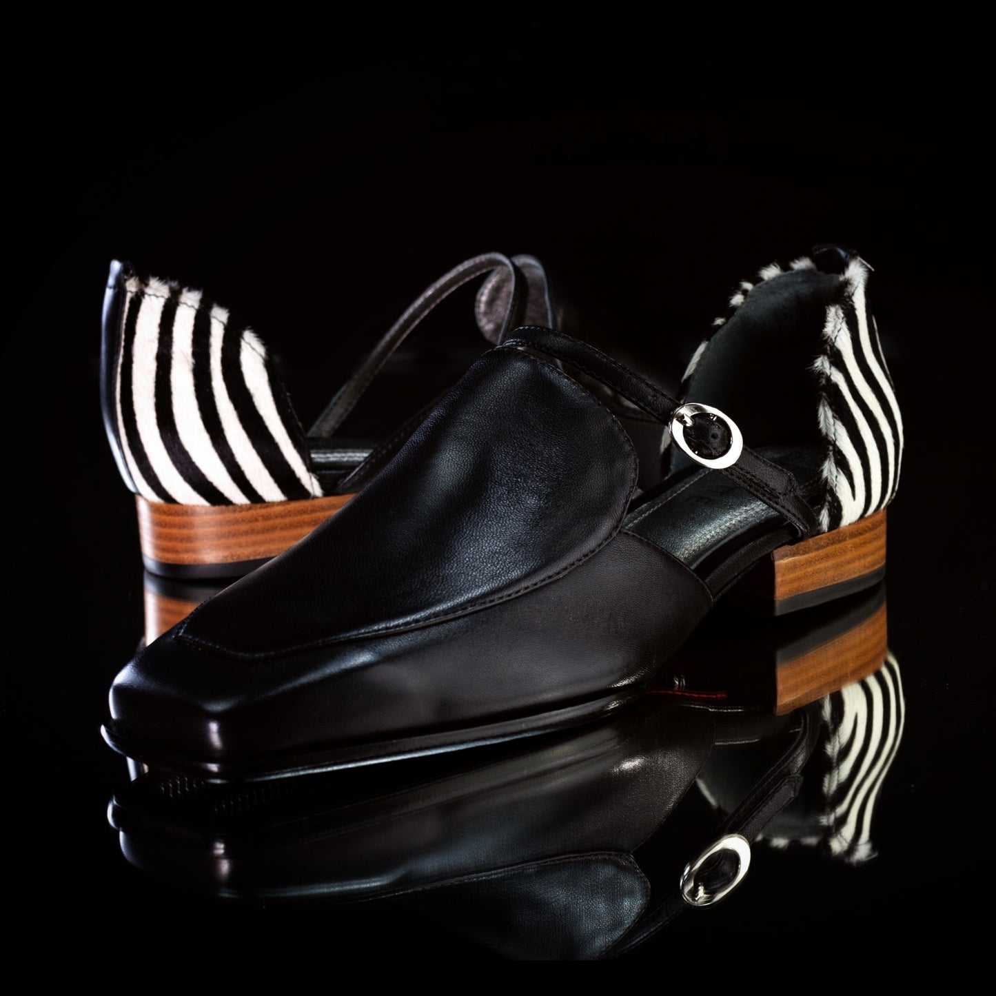 Carole Pelica Bicolor Preto