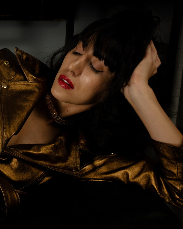 Trench Coat Cher Metal Bronze