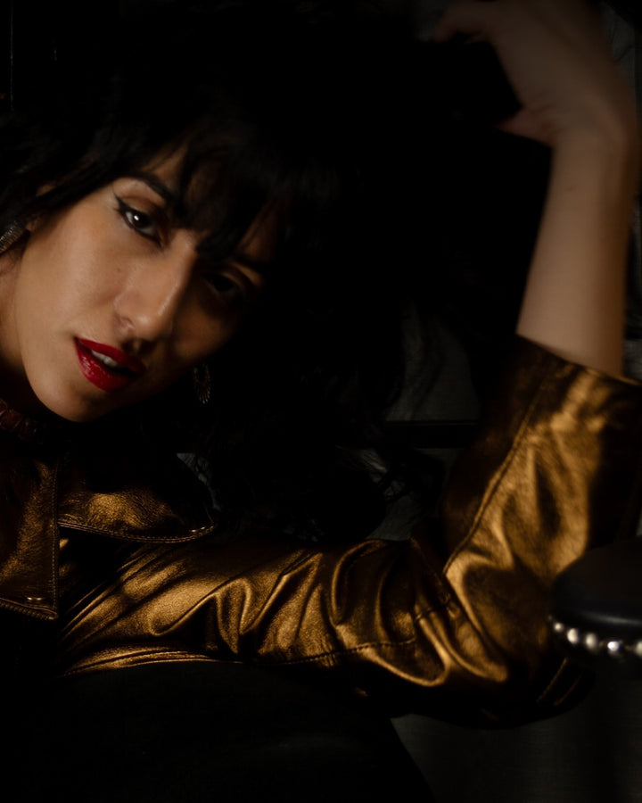 Trench Coat Cher Metal Bronze