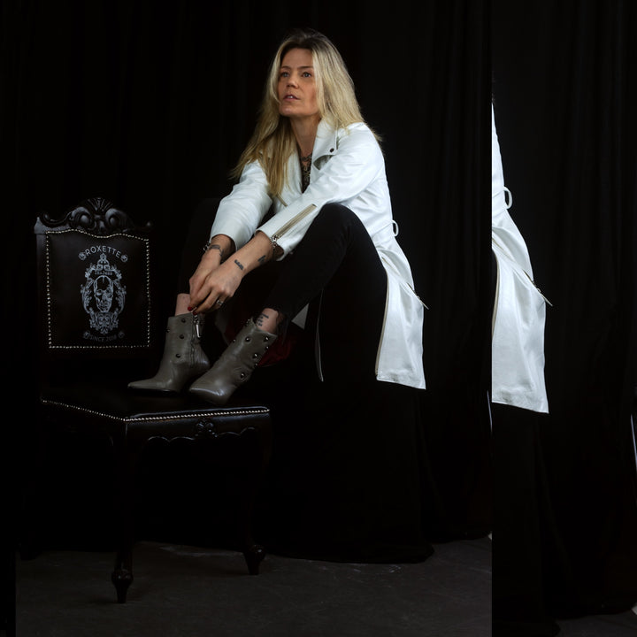 Trench Coat Cher Pelica Perolada